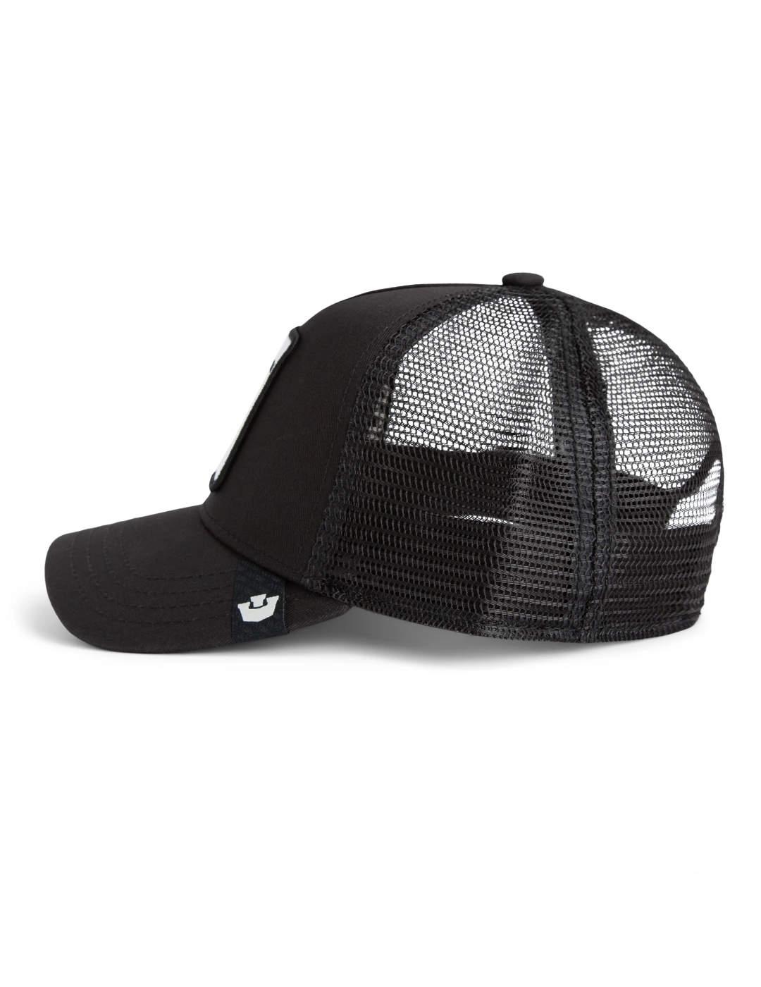 Gorra Goorin Bros Queen Trucker ajustable negra unisex