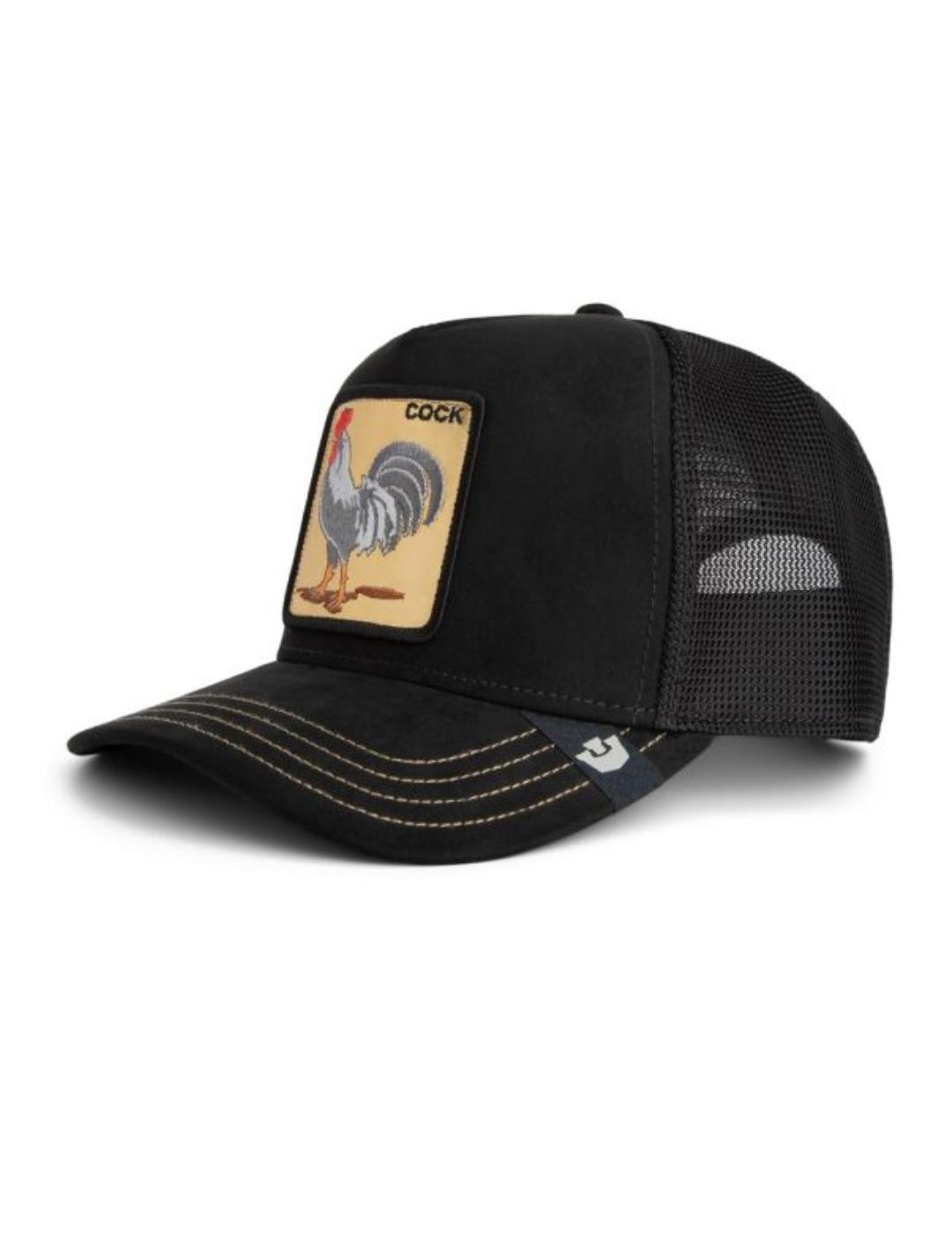 Gorra Goorin Bros Golden Cock ajustable negra unisex