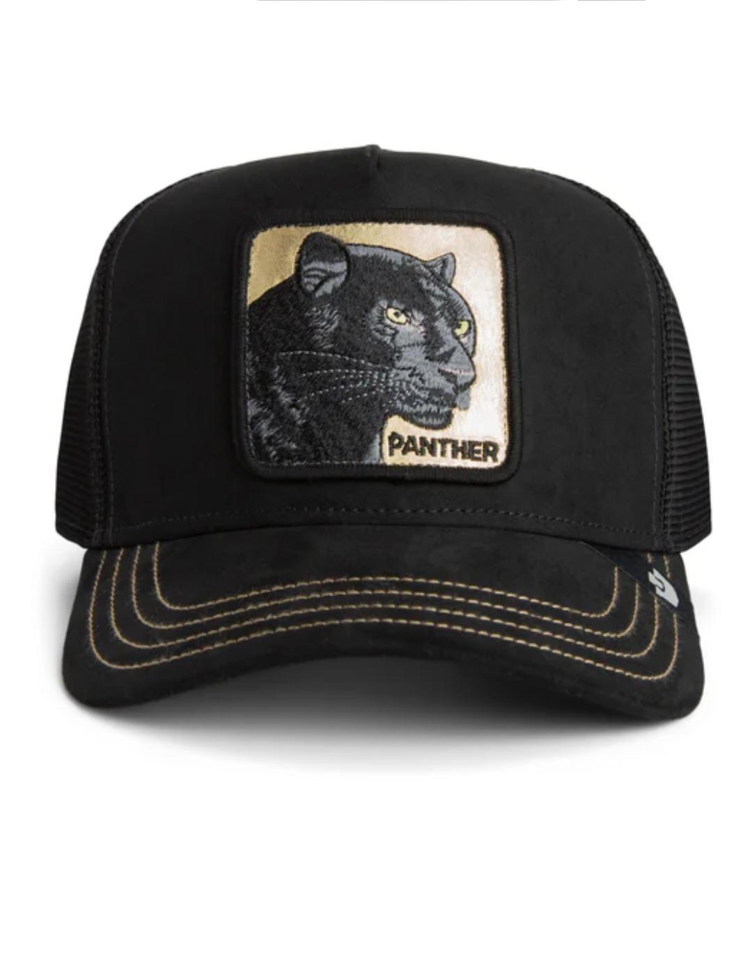 Gorra Goorin Bros Golden Panther ajustable negra unisex