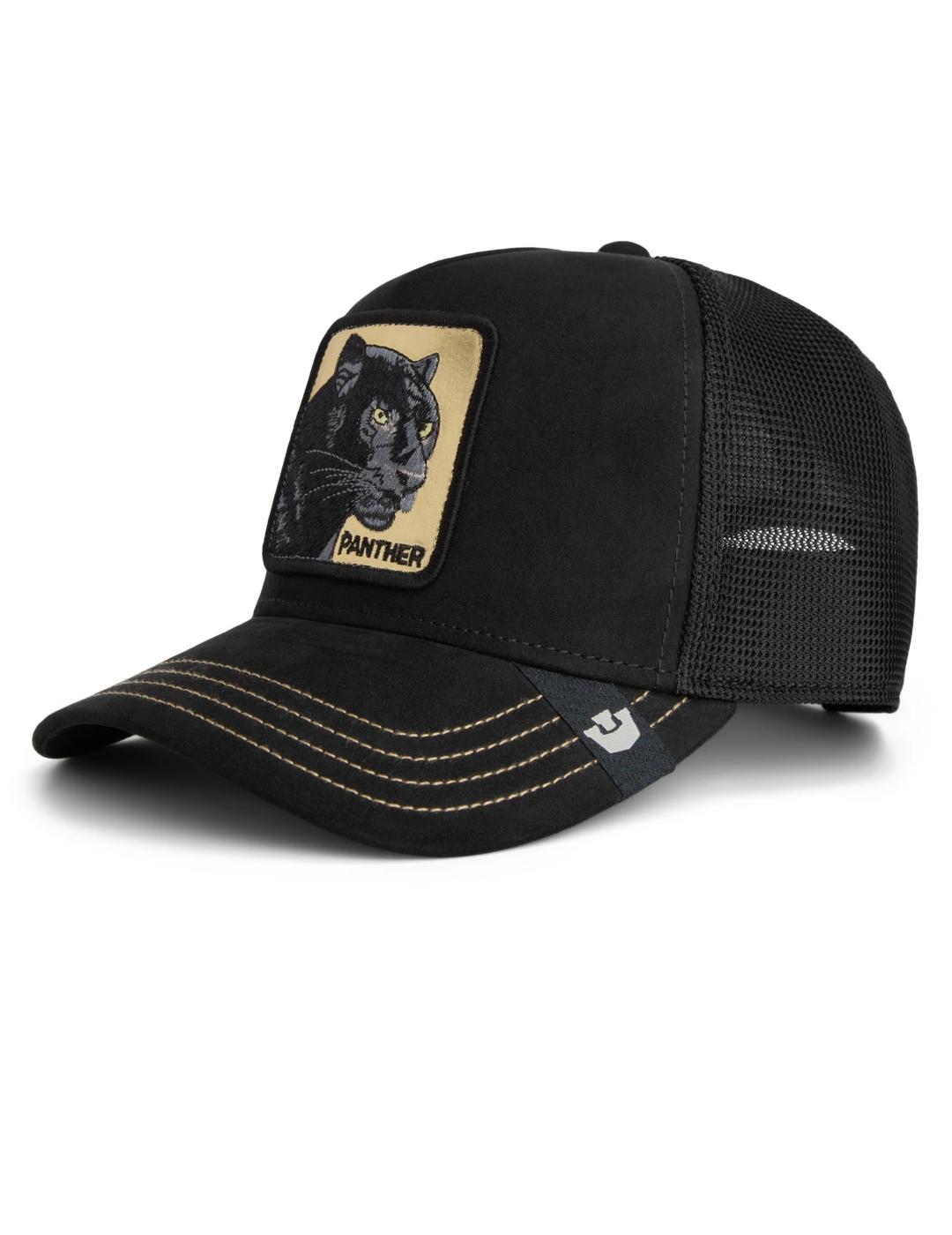 Gorra Goorin Bros Golden Panther ajustable negra unisex