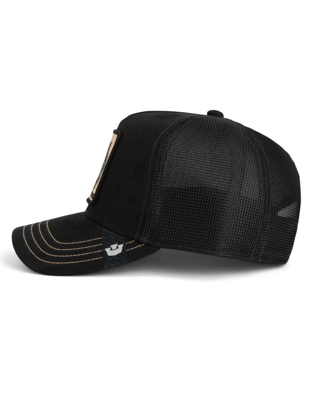 Gorra Goorin Bros Golden Panther ajustable negra unisex