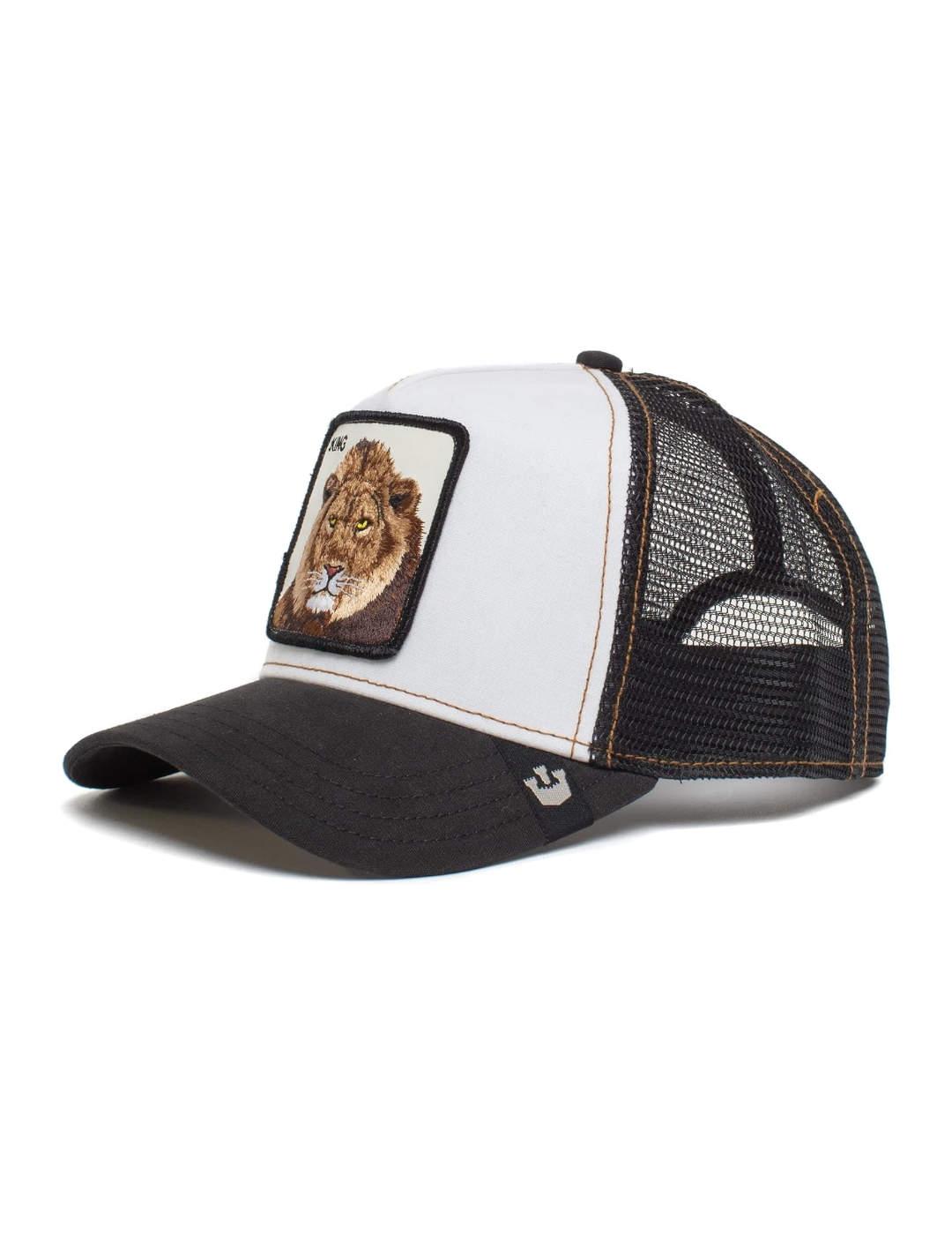 Gorra Goorin Bros King Trucker ajustable negra unisex