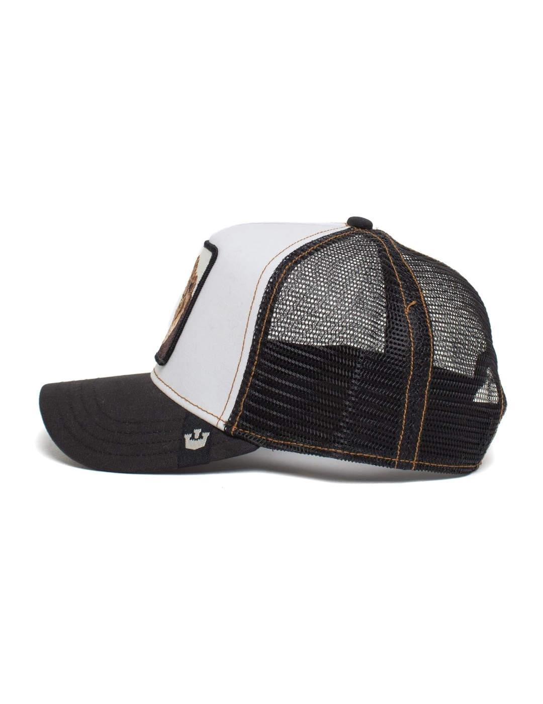 Gorra Goorin Bros King Trucker ajustable negra unisex