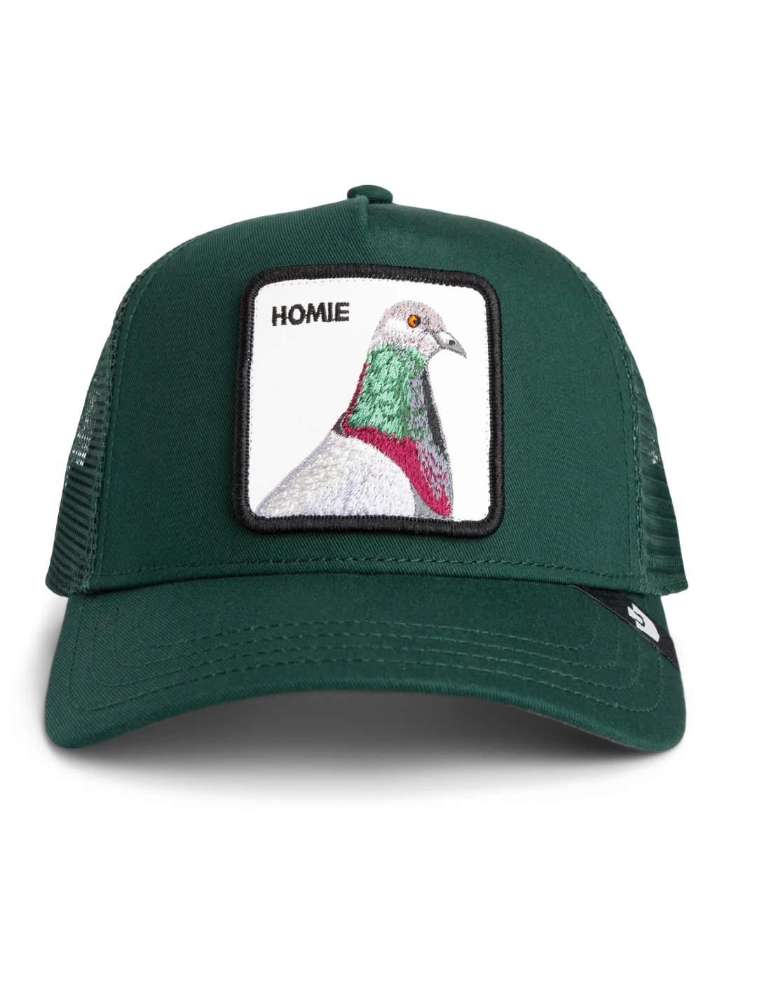 Gorra Goorin Bros The homie Pigeon ajustable verde unisex