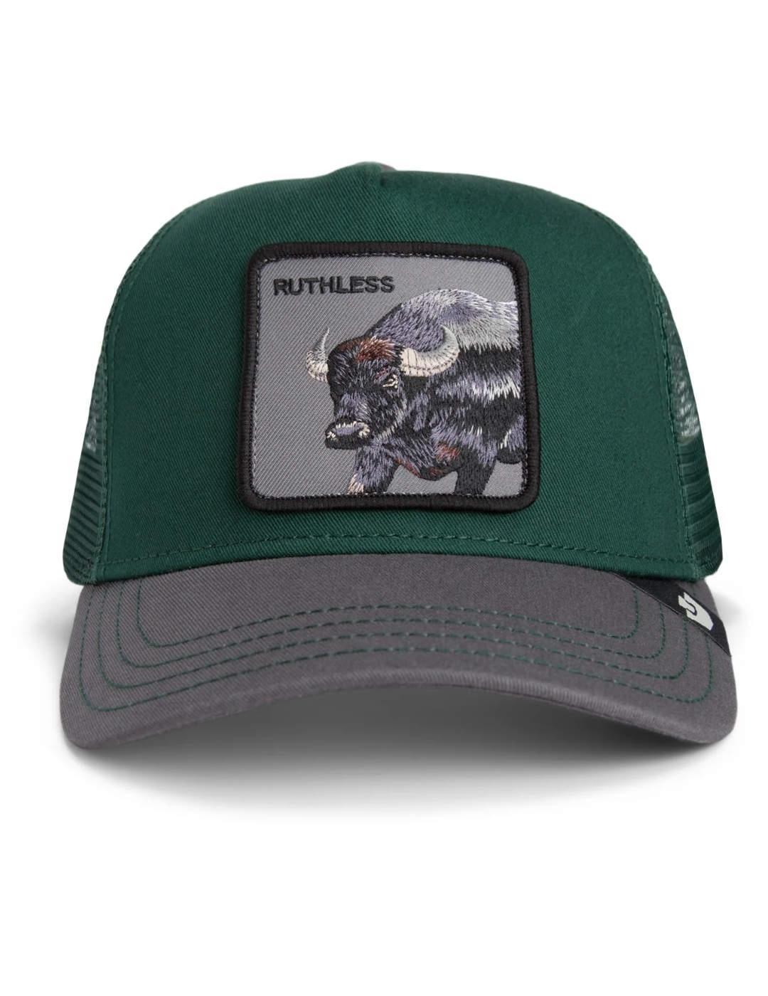 Gorra Goorin Bros Two-Tone Buffalo ajustable verde unisex