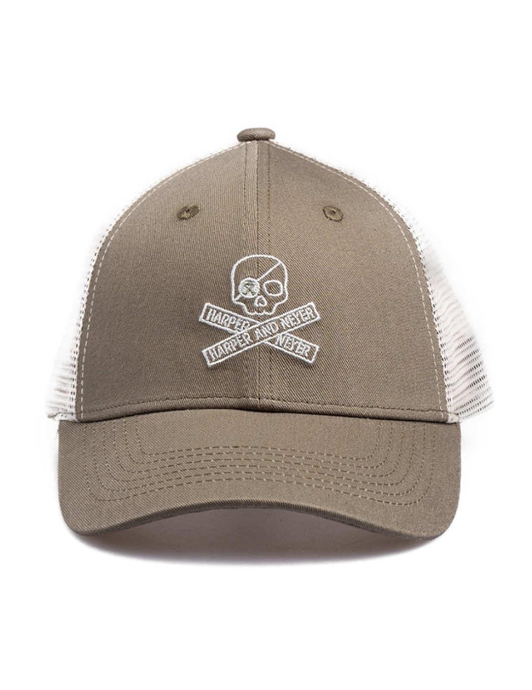 Gorra Harper & Neyer trucker caqui bordada unisex