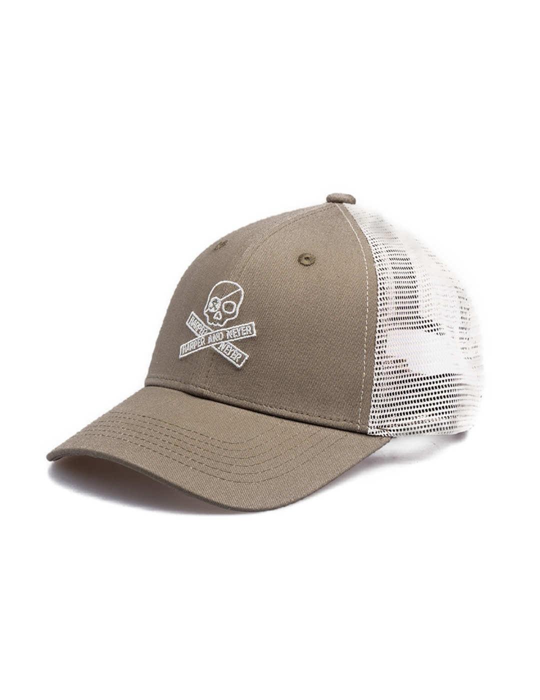 Gorra Harper & Neyer trucker caqui bordada unisex