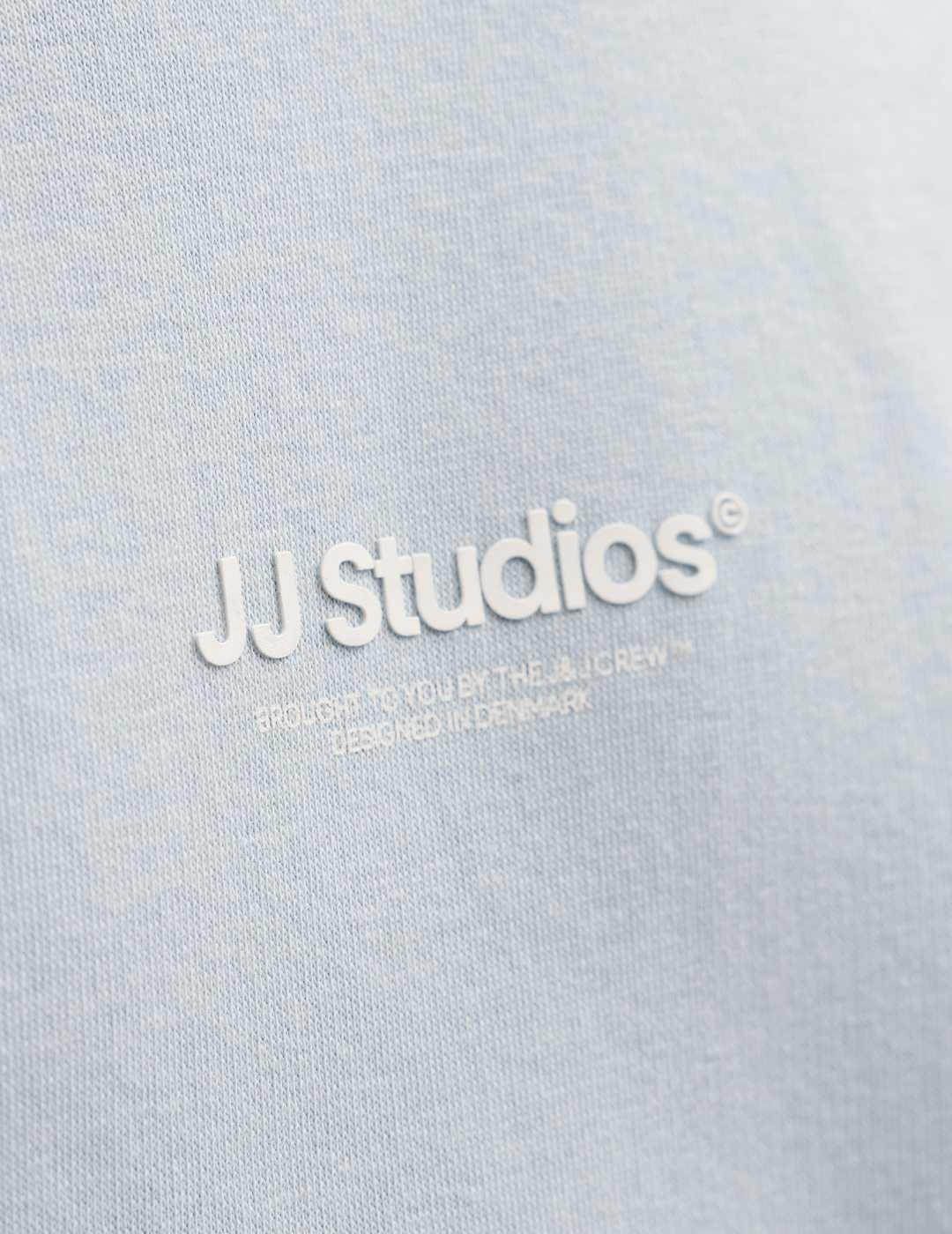 Sudadera Jack&Jones Soho azul celeste sin capucha de hombre