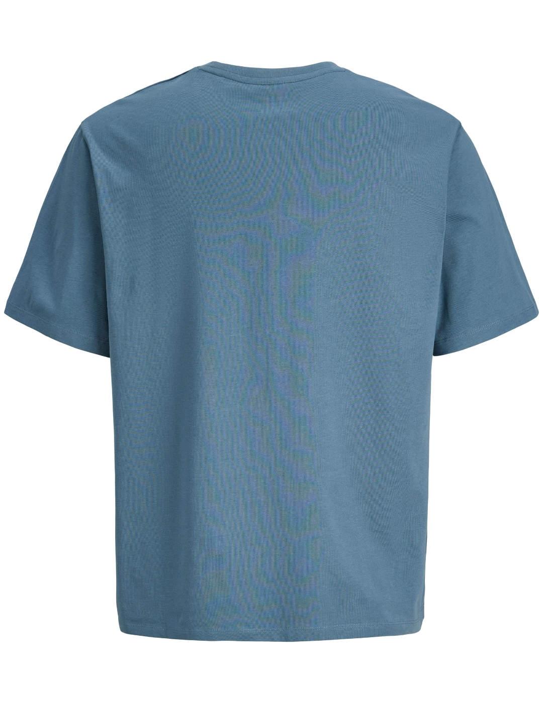 Camiseta Jack & Jones Dover corte regular azul de hombre