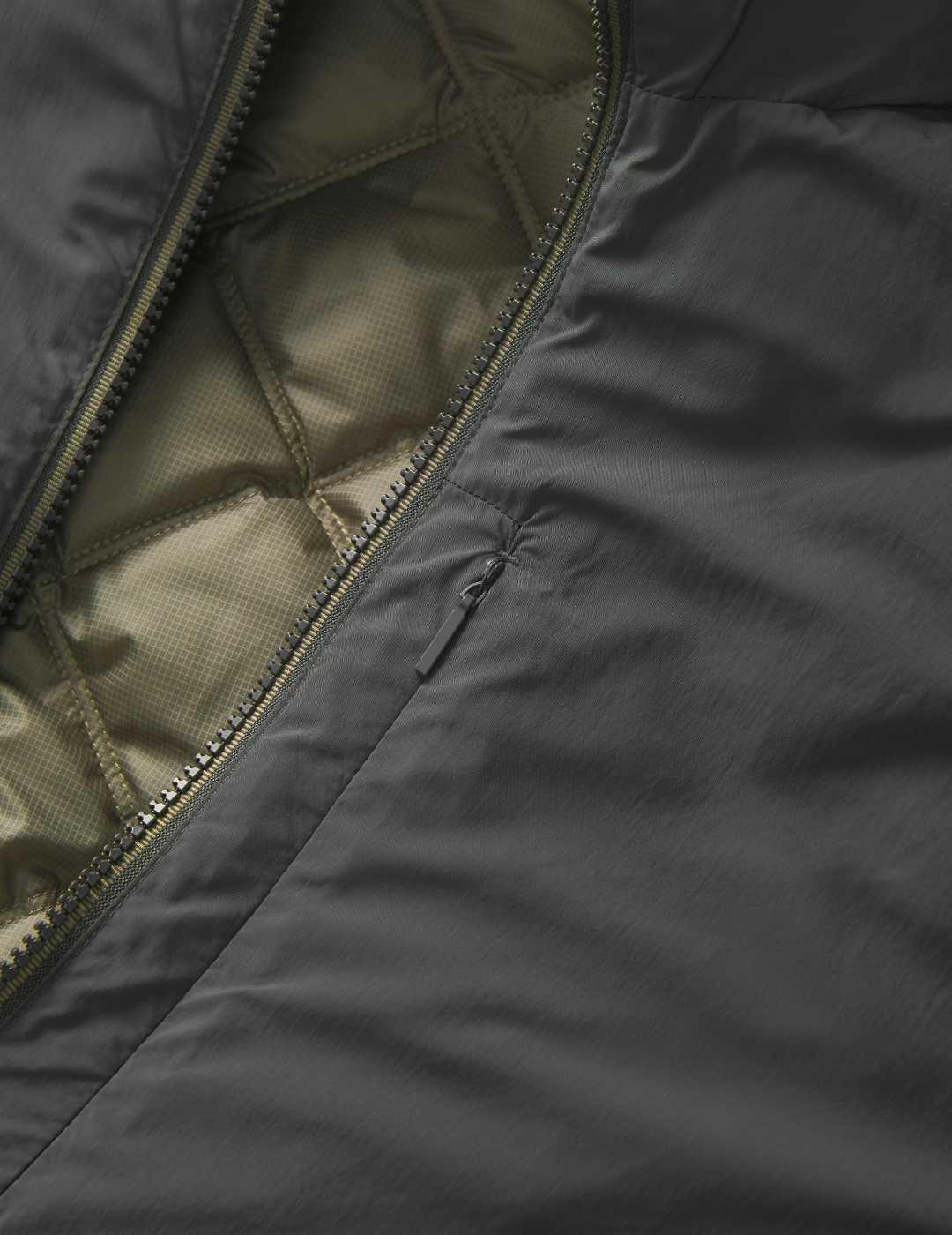 Chaqueta Jack&Jones Reversible gris y verde para hombre