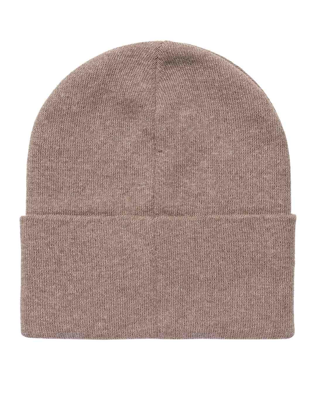 Gorro Replay en suave algodón color topo de hombre