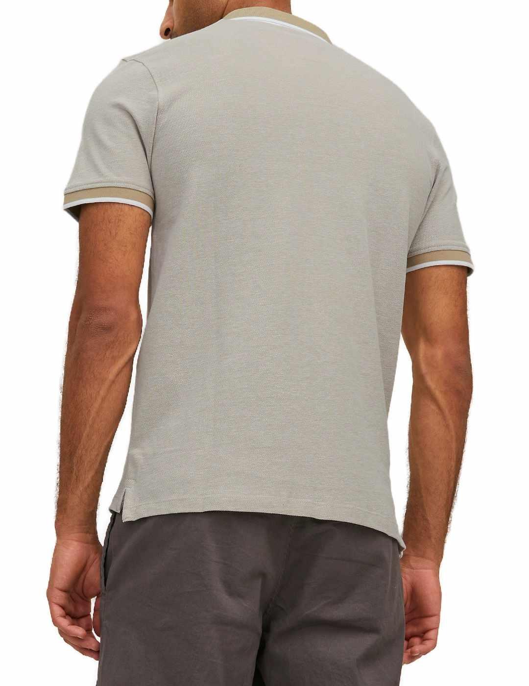 Polo Jack & Jones Paulos slim fit beige para hombre
