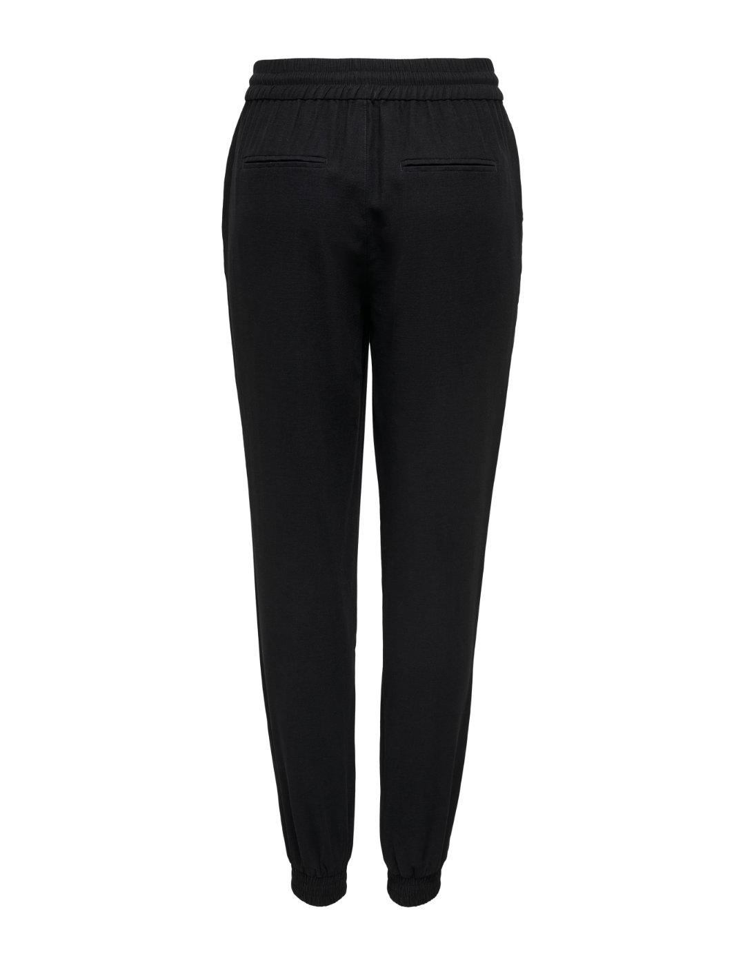 Pantalón Only Kelda negro con puño fluido para mujer