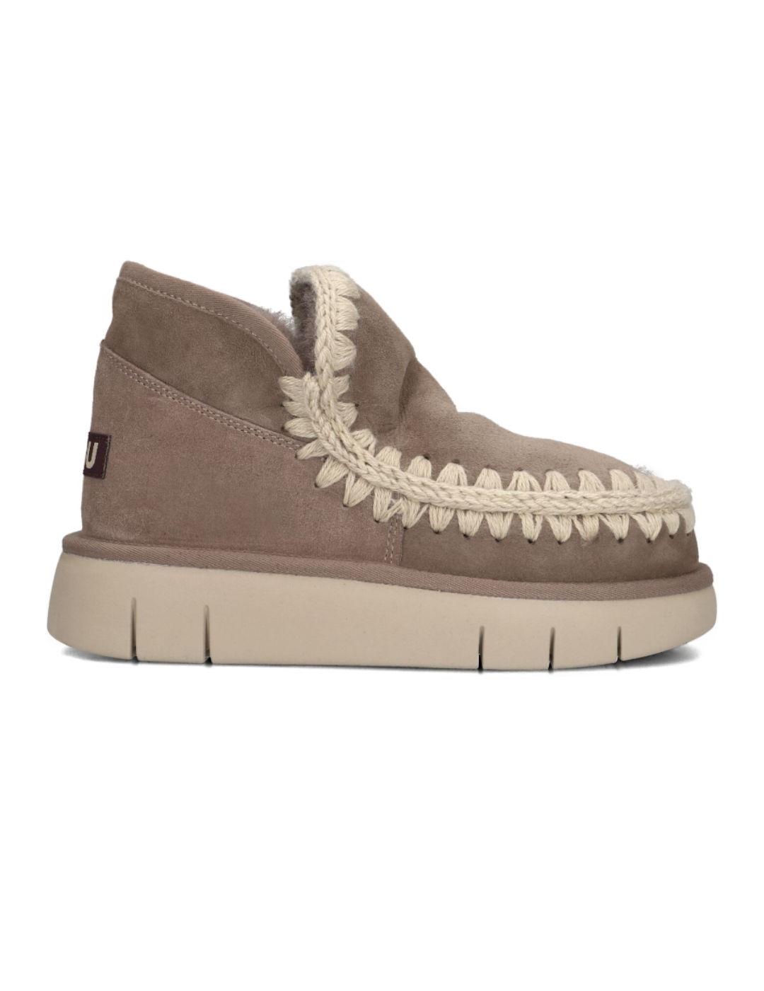 Botines Mou Skimo bounce gris piel de oveja para mujer