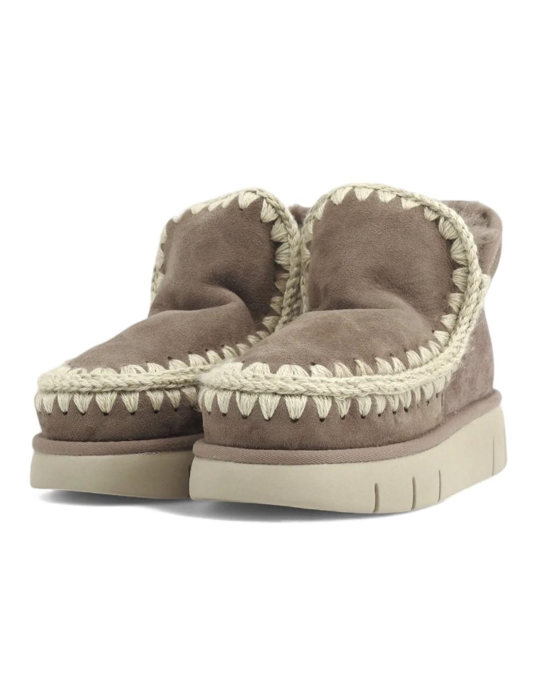 Botines Mou Skimo bounce gris piel de oveja para mujer