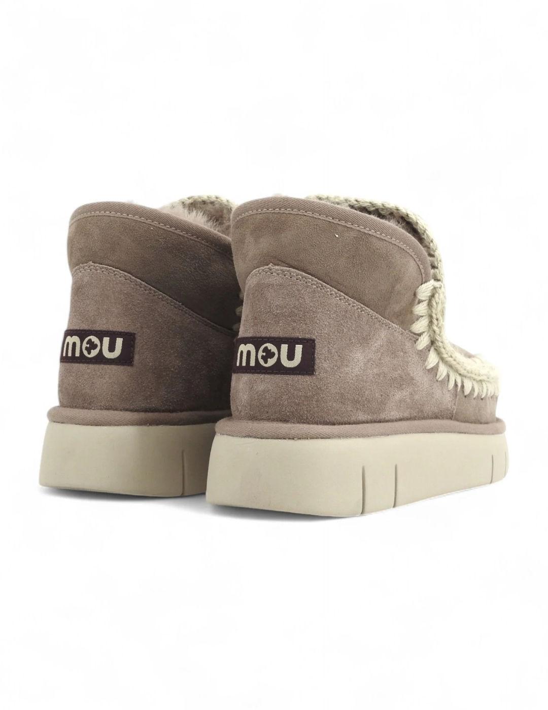 Botines Mou Skimo bounce gris piel de oveja para mujer