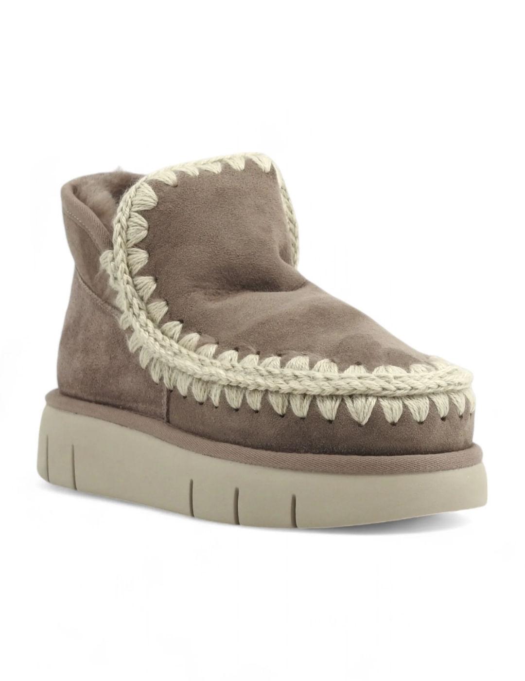 Botines Mou Skimo bounce gris piel de oveja para mujer