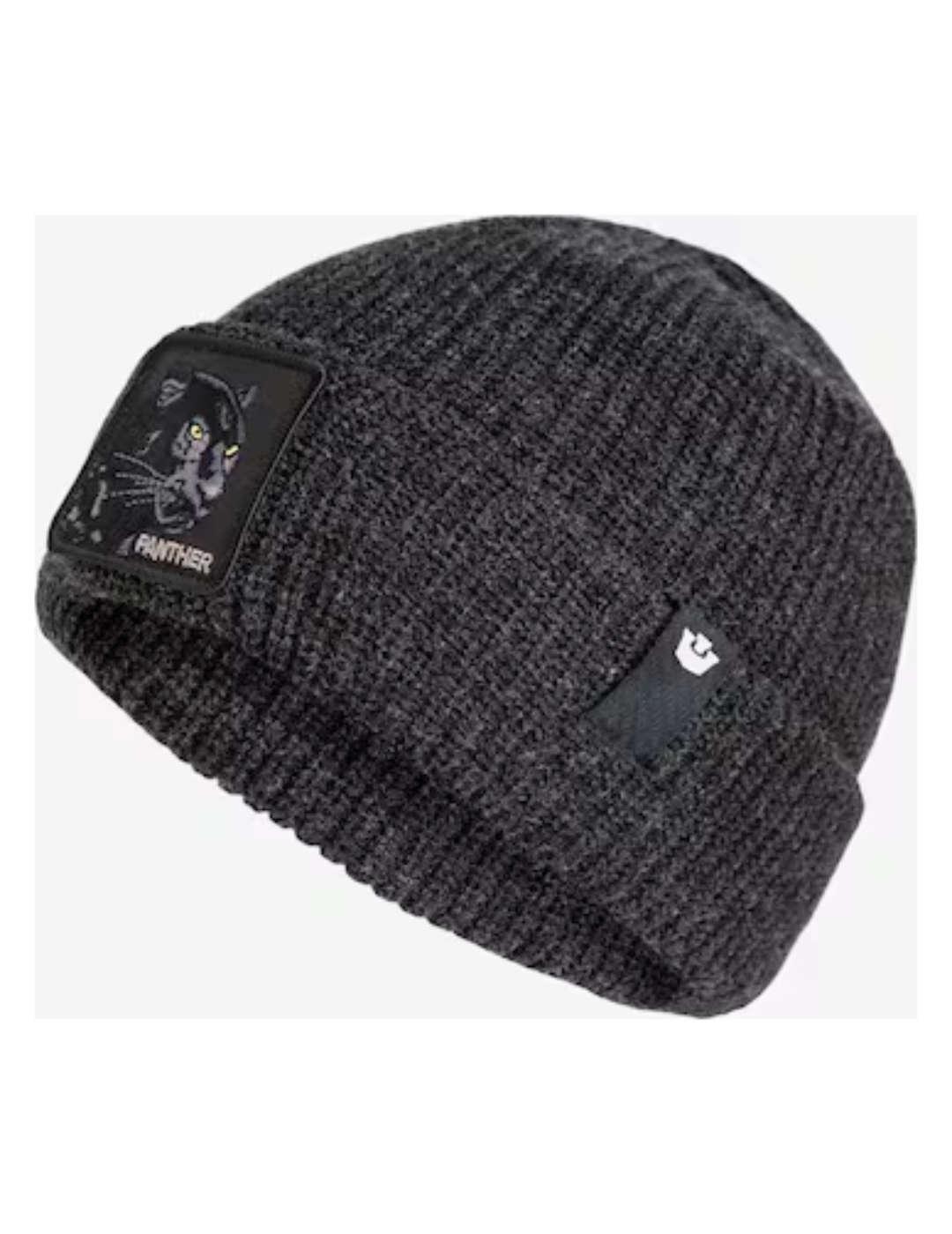Gorro Goorin Bros The Panther diseño beanie negro unisex