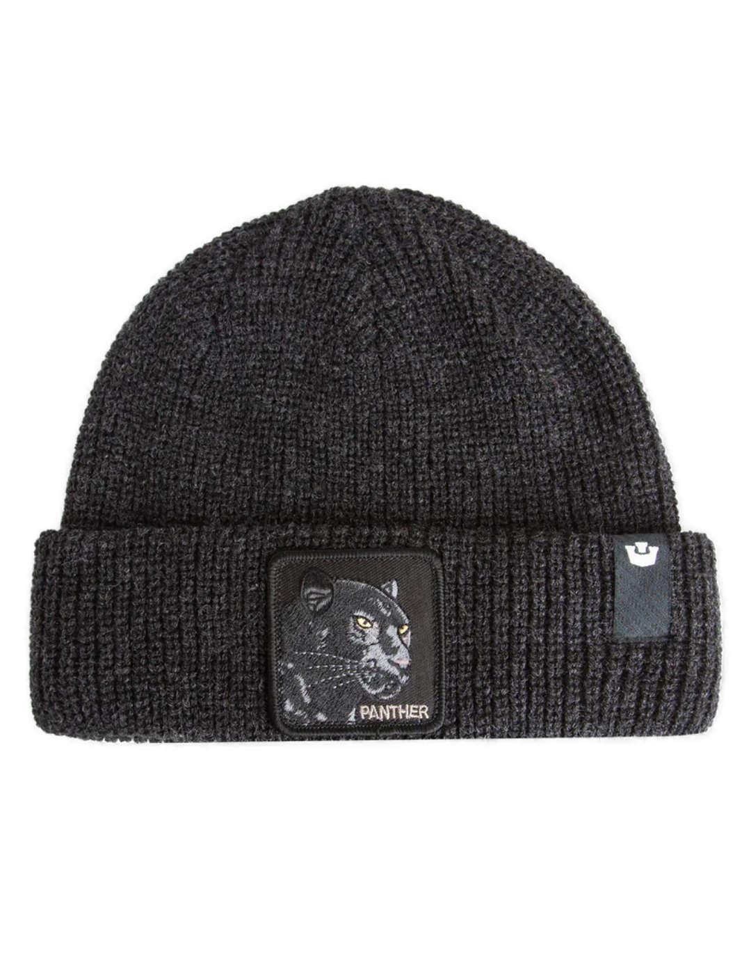 Gorro Goorin Bros The Panther diseño beanie negro unisex