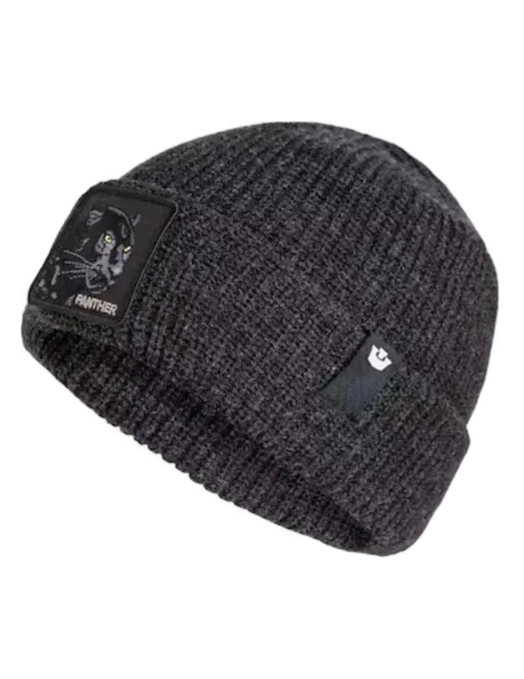 Gorro Goorin Bros The Panther diseño beanie negro unisex