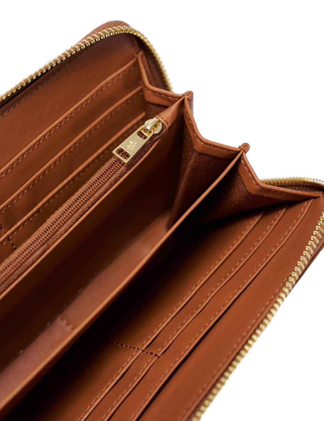 Cartera Salsa camel grande guateado de mujer