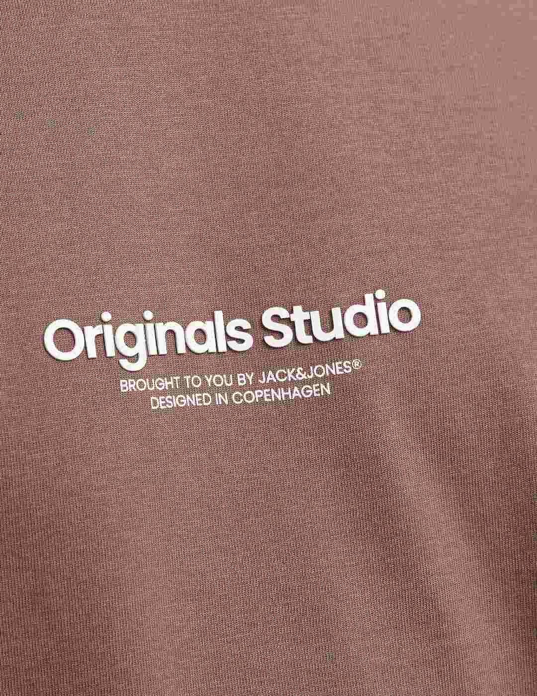 Camiseta Jack & Jones Esterbro corte regular marrón hombre