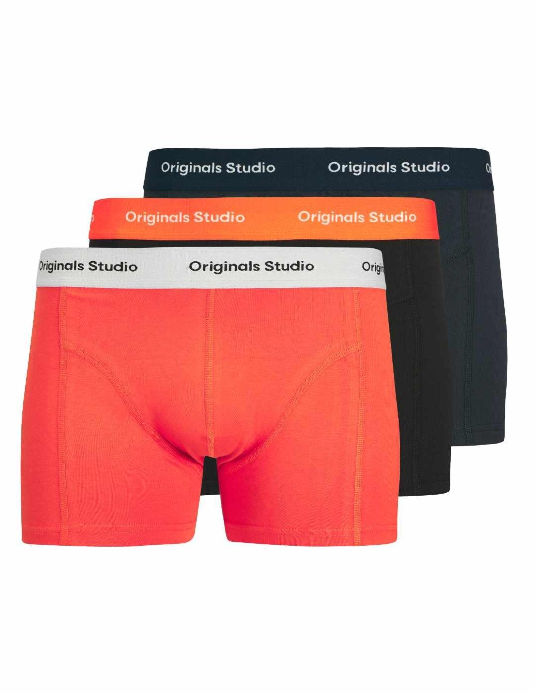 Pack 3 calzoncillos Jack&Jones Esterbro multicolor de hombre