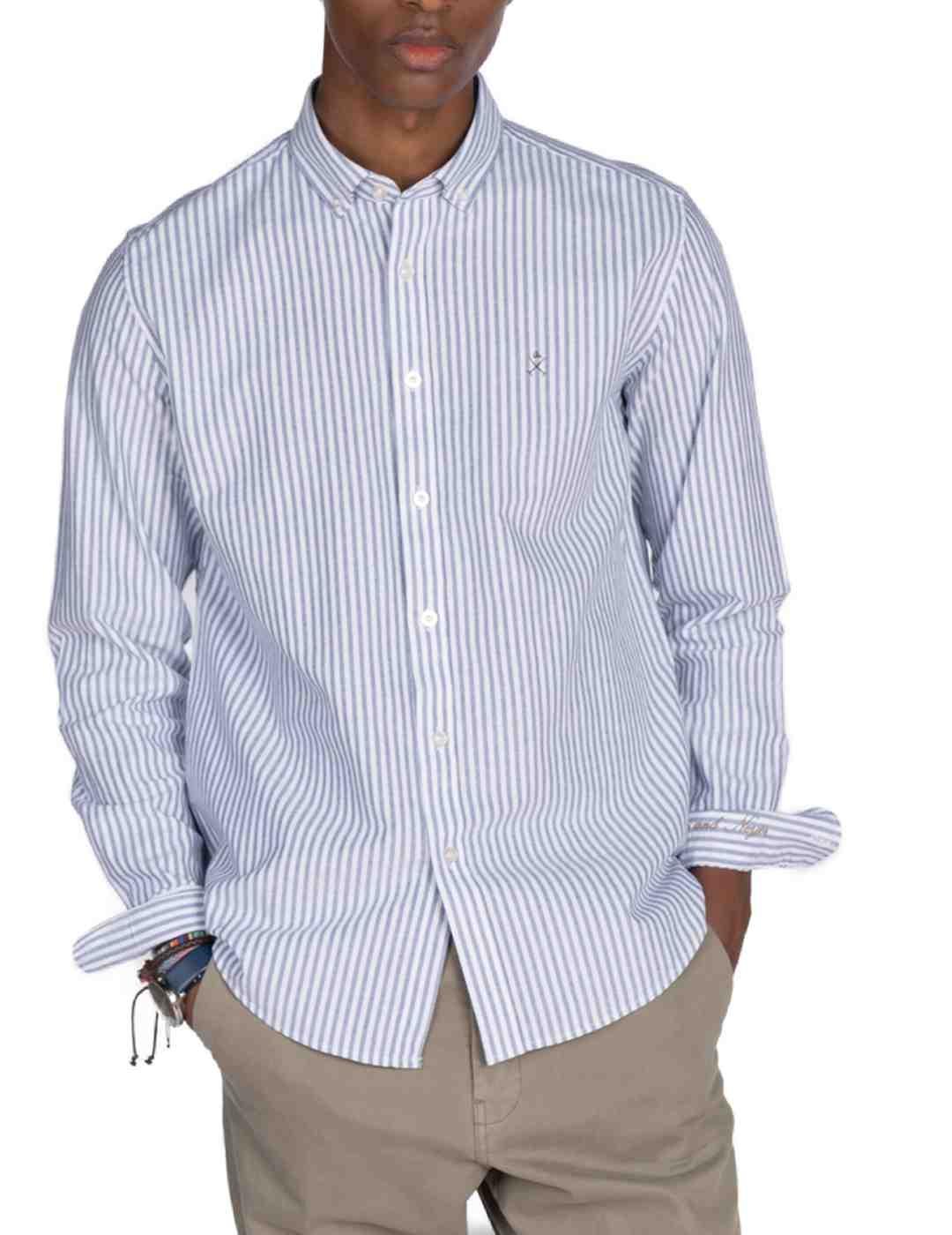 Camisa Harper&Neyer North Sea marino rayas de hombre