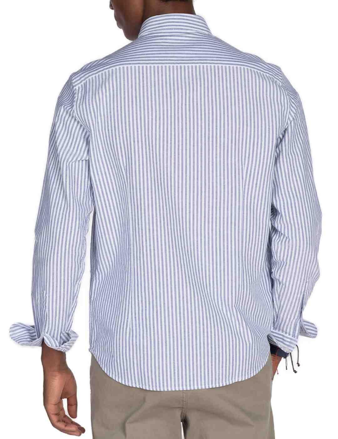 Camisa Harper&Neyer North Sea marino rayas de hombre
