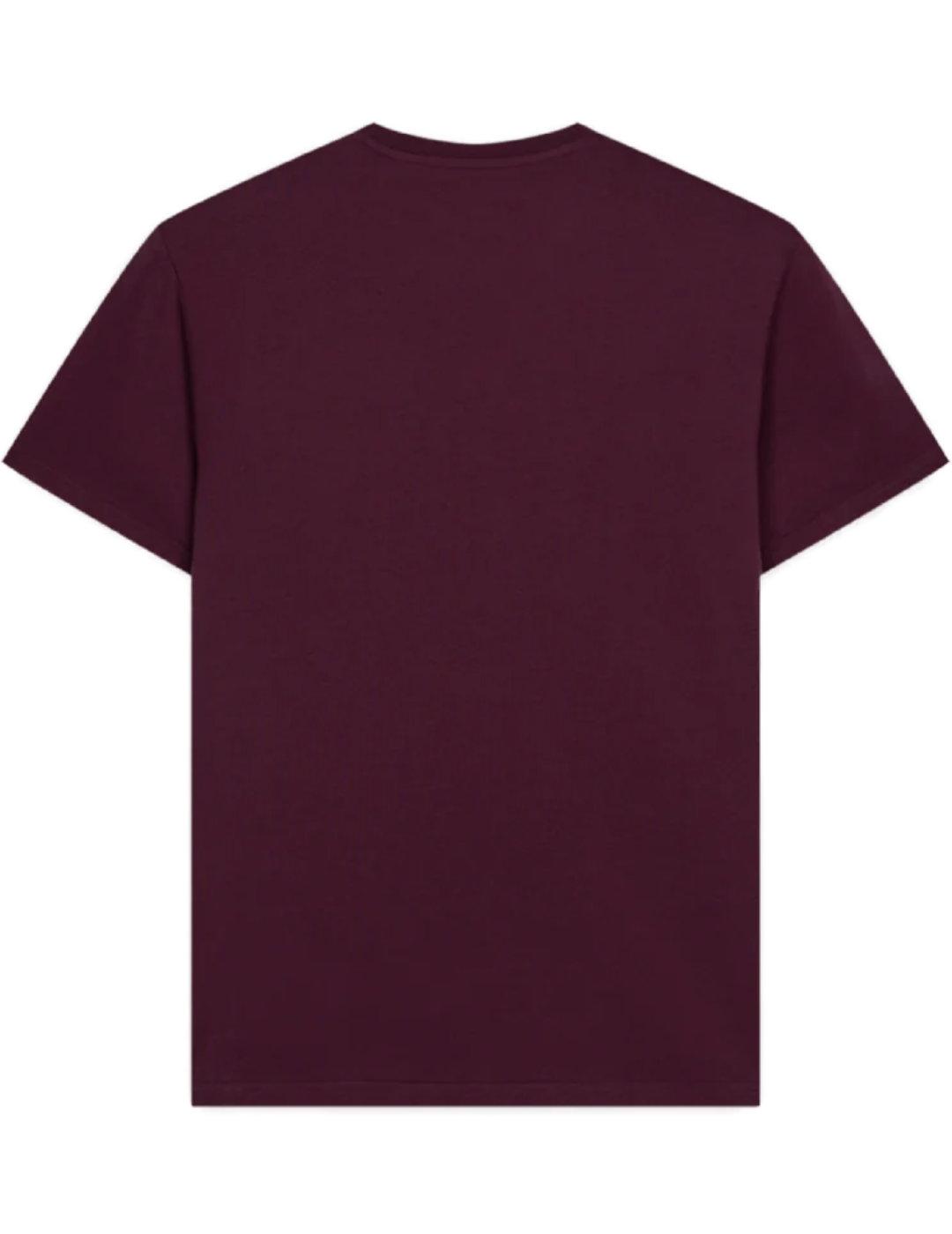 Camiseta Harper&Neyer Winner burdeos manga corta de hombre