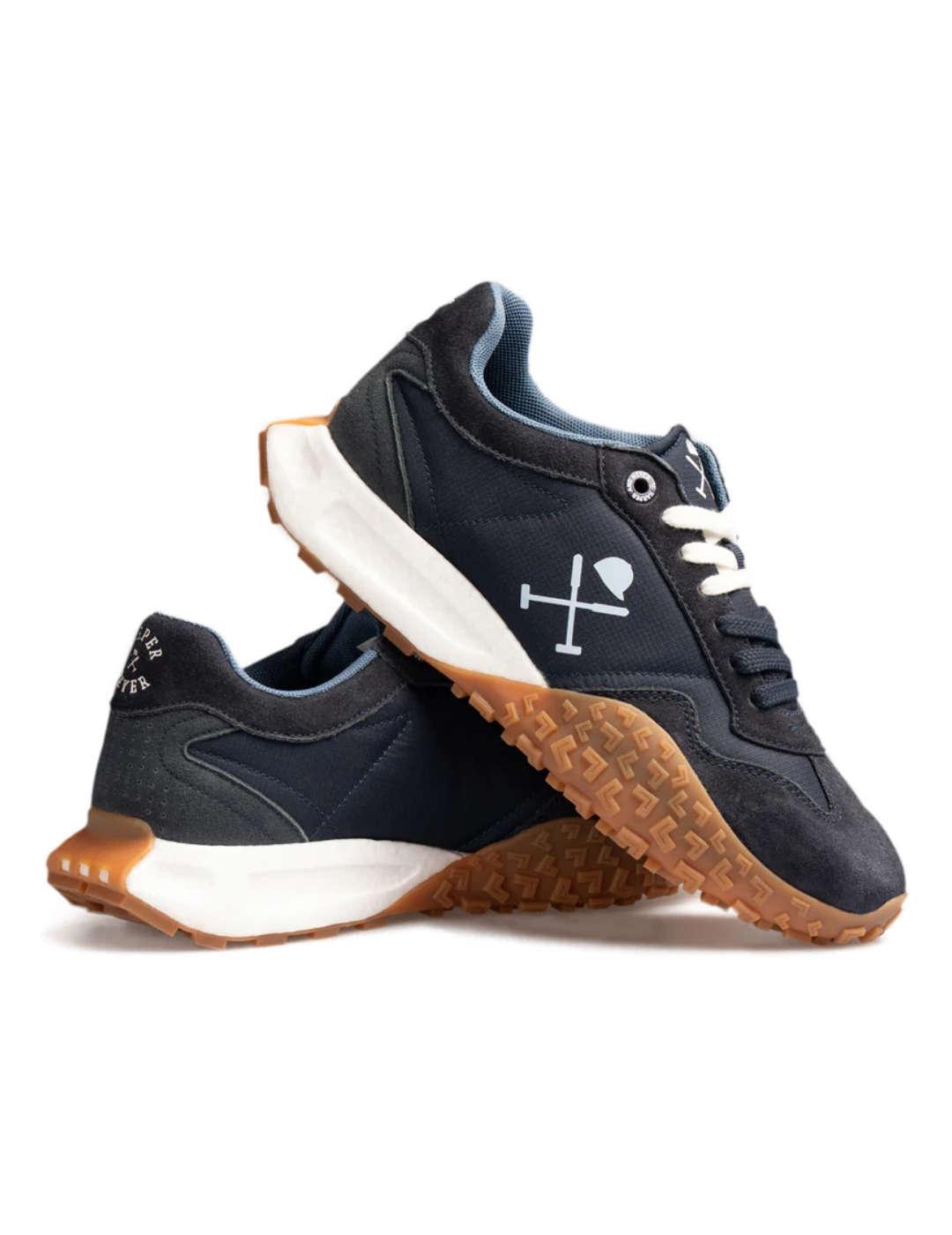 Zapatillas Harper&Neyer carcross azul marino ante de hombre