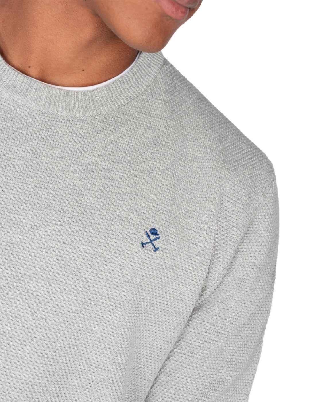 Jersey Harper&Neyer Chicago gris textura para hombre