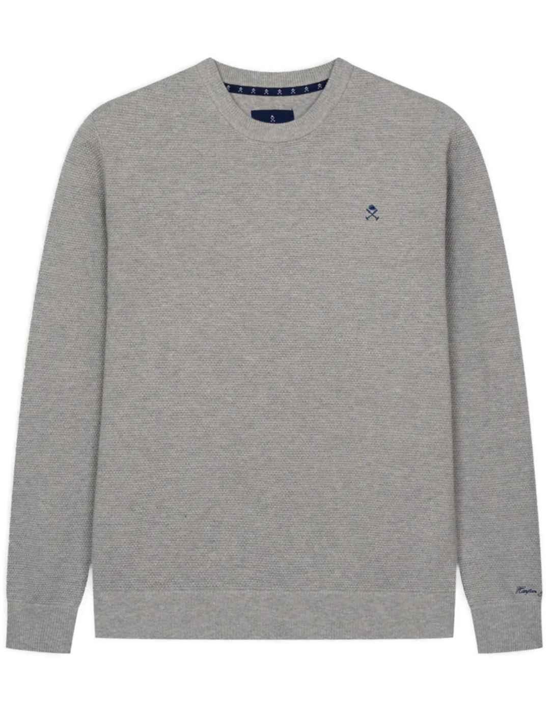 Jersey Harper&Neyer Chicago gris textura para hombre