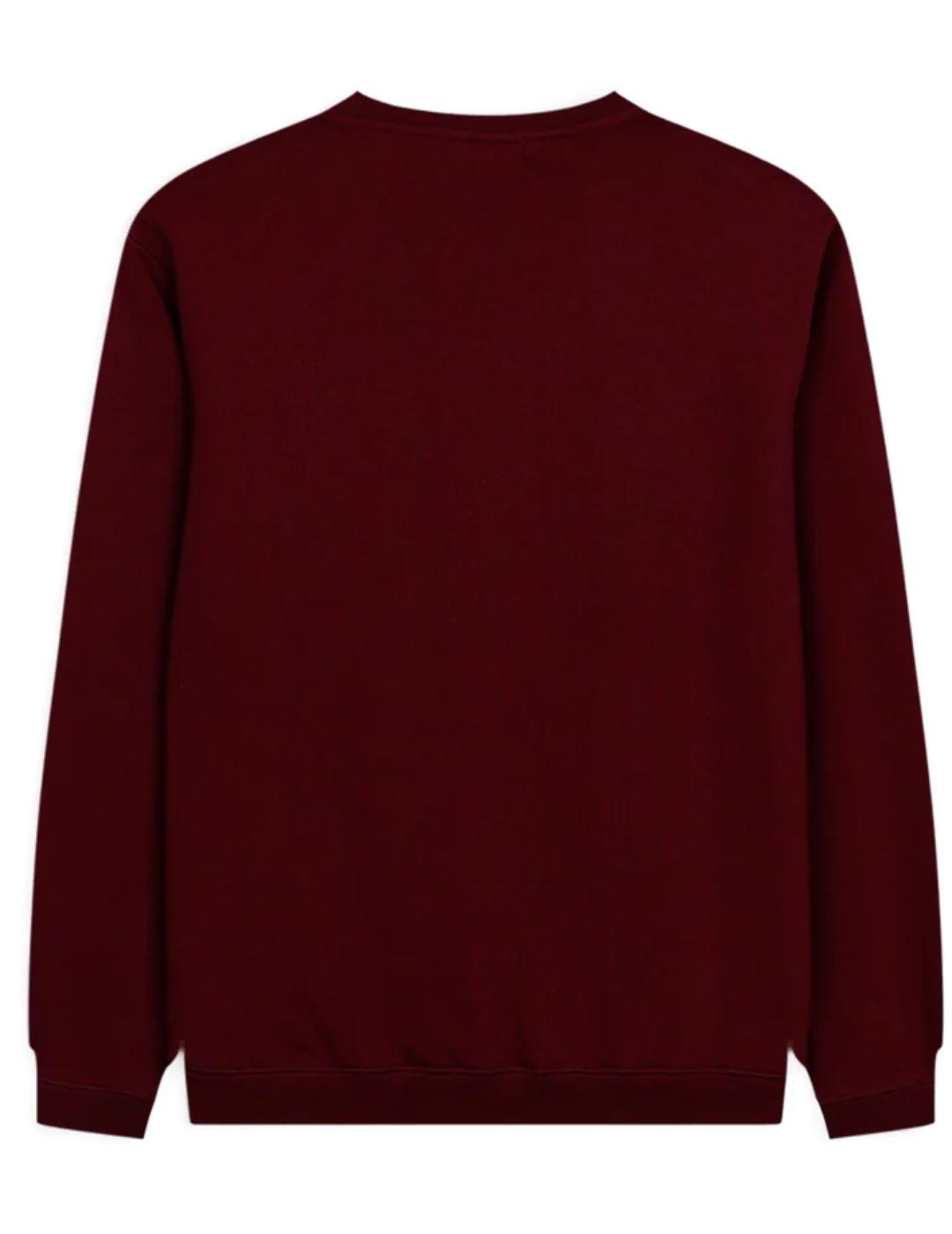 Sudadera Harper New England burdeos logo para hombre